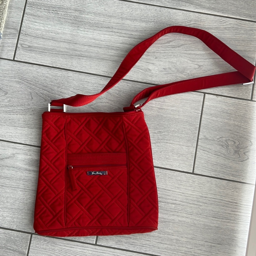 Vera Bradley Red Quilted crossbody